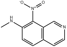 N-Methyl-8-nitro-7-isoquinolinamine Struktur