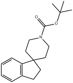 TERT-BUTYL 1'H-SPIRO[INDENE-1,4'-PIPERIDINE]-1'-CARBOXYLATE Struktur