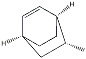 Bicyclo(2.2.2)oct-2-ene, 5-methyl-, (1alpha,4alpha,5alpha)- Struktur