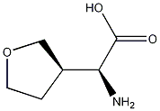 3-Furanacetic acid, .alpha.-aminotetrahydro-, [S-(R*,S*)]- (9CI) Struktur