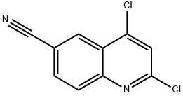 2,4-dichloroquinoline-6-carbonitrile Struktur