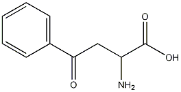 alpha-Amino-beta-benzoylpropionic acid Struktur