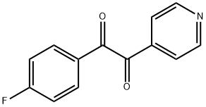 1-(4-Fluorophenyl)-2-(4-pyridinyl)-1,2-ethanedione Struktur