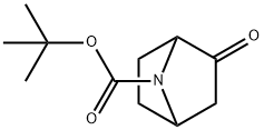 (1R,4S)-tert-butyl 2-oxo-7-azabicyclo[2.2.1]heptane-7-carboxylate Struktur