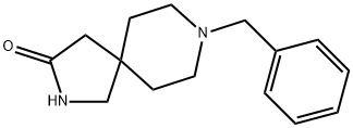 8-benzyl-2,8-diazaspiro[4.5]decan-3-one Struktur