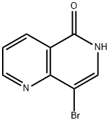 8-Bromo-1,6-naphthyridin-5(6H)-one Struktur