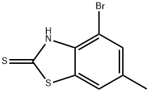 4-Bromo-6-methylbenzo[d]thiazole-2-thiol Struktur