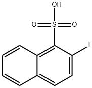 2-Iodonaphthalene-1-sulfonic acid Struktur