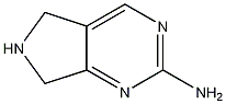 6,7-dihydro-5H-pyrrolo[3,4-d]pyrimidin-2-amine Struktur