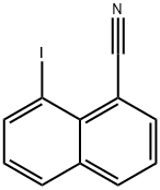 8-Iodonaphthalene-1-carbonitrile Struktur