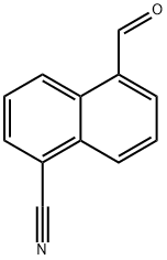 5-Formylnaphthalene-1-carbonitrile Struktur