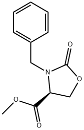 (S)-METHYL 3-BENZYL-2-OXOOXAZOLIDINE-4-CARBOXYLATE Struktur