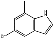 5-Bromo-7-methyl-1H-indole Struktur