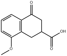 5-methoxy-3-carboxy-l-tetralone Struktur