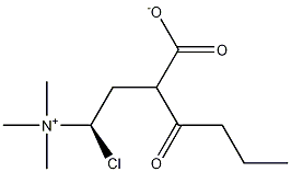 (R)-Butyryl Carnitine Chloride Struktur