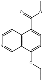 8-Ethoxyisoquinoline-5-carboxylic acid methyl ester Struktur