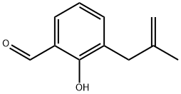 2-Hydroxy-3-(2-methyl-2-propenyl)benzaldehyde Struktur