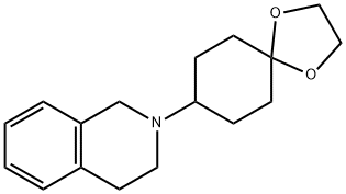 2-(1,4-dioxaspiro[4.5]decan-8-yl)-1,2,3,4-tetrahydroisoquinoline Struktur