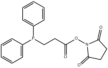 N-Succinimidyl 3-(Diphenylphosphino)propionate Struktur