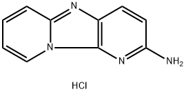 2-Aminodipyrido[1,2-a:3',2-D]imidazole Hydrochloride Struktur