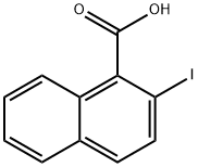 2-Iodonaphthalene-1-carboxylic acid Struktur