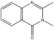 2,3-Dimethyl-3H-quinazolin-4-one Struktur