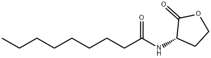 N-[(3S)-TETRAHYDRO-2-OXO-3-FURANYL]-NONANAMIDE Struktur