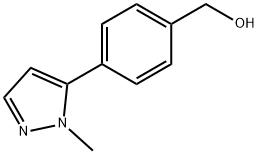 [4-(1-Methyl-1H-pyrazol-5-yl)phenyl]methanol Struktur