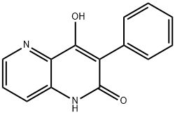 4-Hydroxy-3-phenyl-1,5-naphthyridin-2(1H)-one Struktur