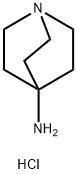 1-Azabicyclo[2.2.2]octan-4-amine dihydrochloride Struktur