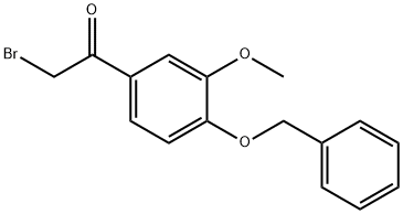 4-(Benzyloxy)-3-methoxyphenacyl Bromide Struktur