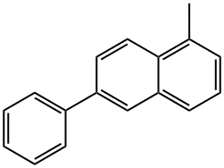 1-Methyl-6-phenylnaphthalene Struktur