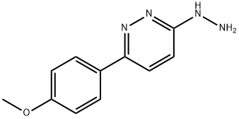 3-(p-Anisyl)-6-hydrazinopyridazine Struktur