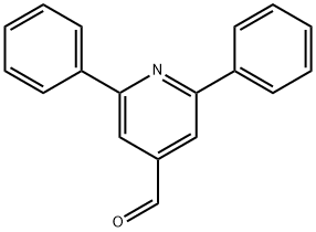 2,6-diphenylpyridine-4-carbaldehyde Struktur