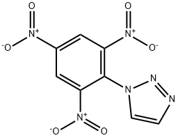 1-(2,4,6-trinitrophenyl)-1,2,3-triazole Struktur