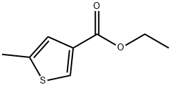 3-Thiophenecarboxylic acid, 5-methyl-, ethyl ester Struktur