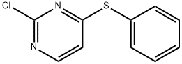 2-CHLORO-4-(PHENYLTHIO)PYRIMIDINE Struktur