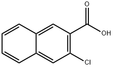 3-Chloronaphthalene-2-carboxylic acid Struktur