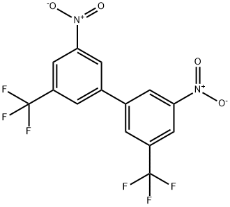 3,3'-Dinitro-5,5'-bis(trifluoromethyl)biphenyl Struktur