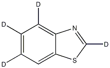 Benzothiazole-d4 Struktur