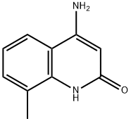 4-Amino-8-methylquinoline-2-one Struktur