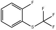 1-Fluoro-2-(trifluoromethyl)thio-benzene Struktur