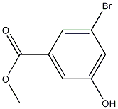 METHYL-3-BROMO-5-HYDROXYBENZOATE Struktur