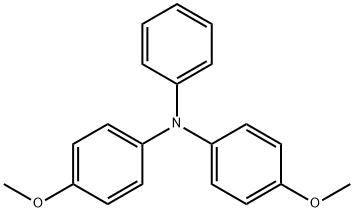 4-Methoxy-N-(4-methoxyphenyl)-N-phenylbenzenamine Struktur