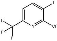 2-Chloro-3-iodo-6-(trifluoromethyl)pyridine Struktur