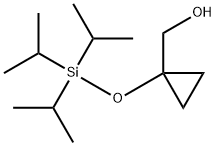 1-(Triisopropylsilyloxy)cyclopropylmethanol Struktur