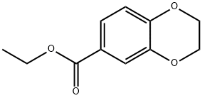 Ethyl2,3-dihydrobenzo[b][1,4]dioxine-6-carboxylate Struktur