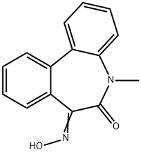 5-Methyl-5H-dibenz[b,d]azepine-6,7-dione 7-Oxime Struktur