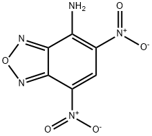 4-Amino-5,7-dinitrobenzofurazan Struktur