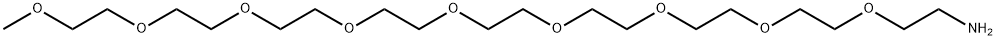 2,5,8,11,14,17,20,23,26-Nonaoxaoctacosan-28-amine Struktur